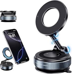 360° Foldable Vacuum Magnetic Phone Holder