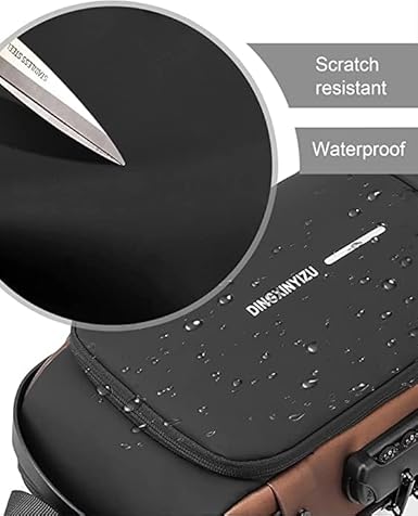 Men Sling Bag With Password Lock