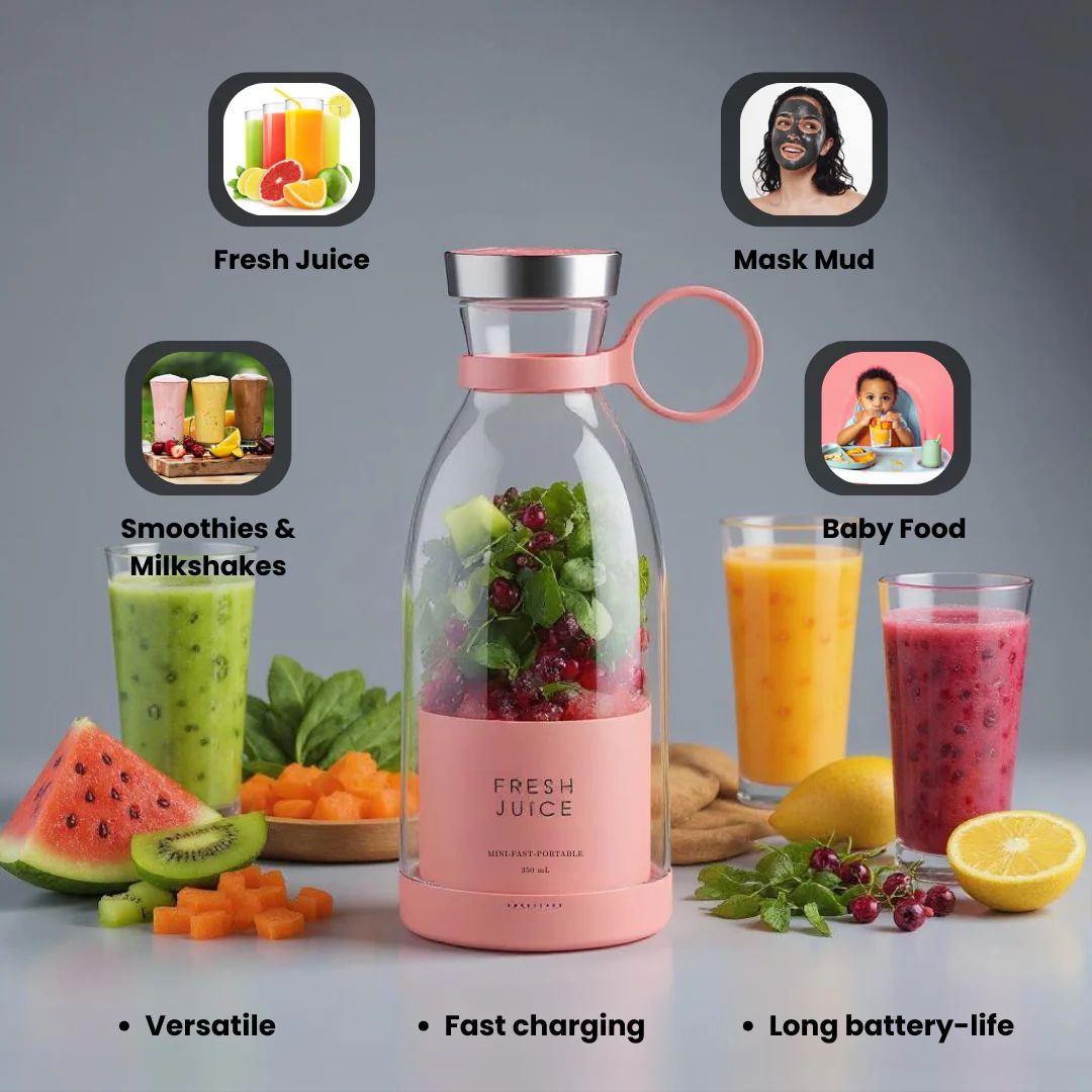 Portable mini juicer blender