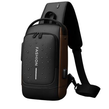 Men Sling Bag With Password Lock