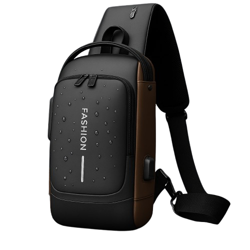 Men Sling Bag With Password Lock
